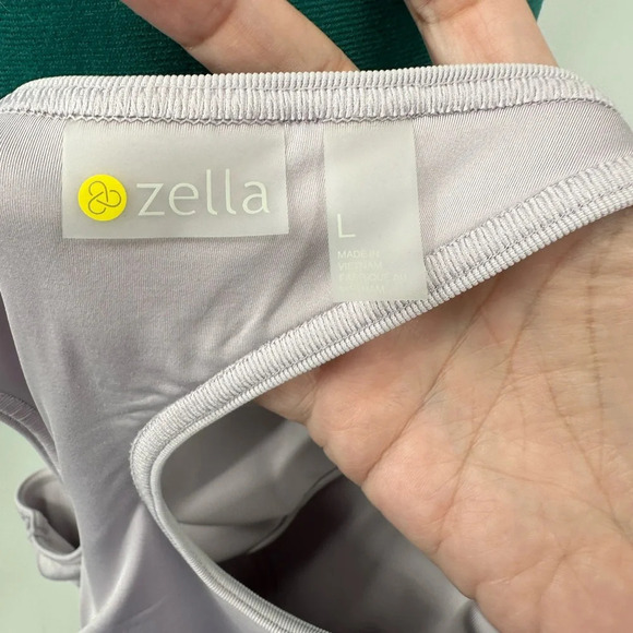 Zella Interlude Rib Cutout Bodycon Dress in Lilac - Picture 7 of 9